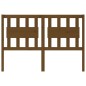 vidaXL Cabecero de cama madera maciza pino marrón miel 145,5x4x100 cm