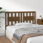 vidaXL Cabecero de cama madera maciza pino marrón miel 145,5x4x100 cm