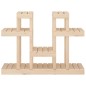 vidaXL Soporte para plantas madera maciza de pino 104,5x25x77,5 cm vidaXL Soporte para plantas madera maciza de pino 104,5x25x77,5 cm