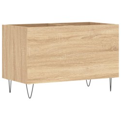 vidaXL Mueble discos madera contrachapada roble Sonoma 74,5x38x48 cm
