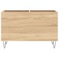 vidaXL Mueble discos madera contrachapada roble Sonoma 74,5x38x48 cm vidaXL Mueble discos madera contrachapada roble Sonoma 74,5x38x48 cm