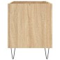 vidaXL Mueble discos madera contrachapada roble Sonoma 74,5x38x48 cm vidaXL Mueble discos madera contrachapada roble Sonoma 74,5x38x48 cm