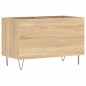 vidaXL Mueble discos madera contrachapada roble Sonoma 74,5x38x48 cm vidaXL Mueble discos madera contrachapada roble Sonoma 74,5x38x48 cm