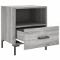 vidaXL Mesitas noche 2 uds madera ingeniería gris Sonoma 40x35x47,5 cm vidaXL Mesitas noche 2 uds madera ingeniería gris Sonoma 40x35x47,5 cm