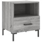 vidaXL Mesitas noche 2 uds madera ingeniería gris Sonoma 40x35x47,5 cm vidaXL Mesitas noche 2 uds madera ingeniería gris Sonoma 40x35x47,5 cm