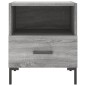 vidaXL Mesitas noche 2 uds madera ingeniería gris Sonoma 40x35x47,5 cm vidaXL Mesitas noche 2 uds madera ingeniería gris Sonoma 40x35x47,5 cm