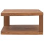 vidaXL Mesa de centro madera maciza de teca 65x65x33 cm vidaXL Mesa de centro madera maciza de teca 65x65x33 cm