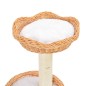 vidaXL Rascador para gatos con poste de sisal madera natural de sauce vidaXL Rascador para gatos con poste de sisal madera natural de sauce