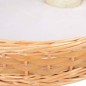 vidaXL Rascador para gatos con poste de sisal madera natural de sauce vidaXL Rascador para gatos con poste de sisal madera natural de sauce
