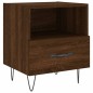 vidaXL Mesita noche 2 uds madera ingeniería marrón roble 40x35x47,5 cm vidaXL Mesita noche 2 uds madera ingeniería marrón roble 40x35x47,5 cm