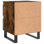 vidaXL Mesitas noche 2 uds madera ingeniería roble ahumado 40x35x50 cm vidaXL Mesitas noche 2 uds madera ingeniería roble ahumado 40x35x50 cm