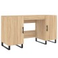 vidaXL Escritorio madera de ingeniería roble Sonoma 140x50x75 cm vidaXL Escritorio madera de ingeniería roble Sonoma 140x50x75 cm