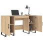 vidaXL Escritorio madera de ingeniería roble Sonoma 140x50x75 cm vidaXL Escritorio madera de ingeniería roble Sonoma 140x50x75 cm