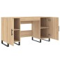 vidaXL Escritorio madera de ingeniería roble Sonoma 140x50x75 cm vidaXL Escritorio madera de ingeniería roble Sonoma 140x50x75 cm
