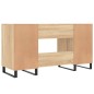 vidaXL Escritorio madera de ingeniería roble Sonoma 140x50x75 cm vidaXL Escritorio madera de ingeniería roble Sonoma 140x50x75 cm