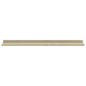 vidaXL Estantes de pared 4 unidades blanco y roble Sonoma 80x9x3 cm vidaXL Estantes de pared 4 unidades blanco y roble Sonoma 80x9x3 cm