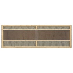 vidaXL Terrario de madera contrachapada 144x46x48 cm