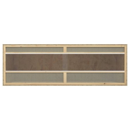 vidaXL Terrario de madera contrachapada 144x46x48 cm