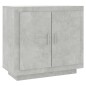 vidaXL Aparador de madera contrachapada gris hormigón 80x40x75 cm vidaXL Aparador de madera contrachapada gris hormigón 80x40x75 cm