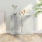 vidaXL Aparador de madera contrachapada gris hormigón 80x40x75 cm vidaXL Aparador de madera contrachapada gris hormigón 80x40x75 cm
