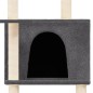 vidaXL Rascador para gatos con postes de sisal gris oscuro 166 cm vidaXL Rascador para gatos con postes de sisal gris oscuro 166 cm