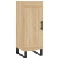 vidaXL Aparador madera contrachapada color roble Sonoma 34,5x34x90 cm