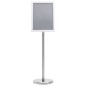 vidaXL Soporte de pie para carteles A4 aleación de aluminio plateado vidaXL Soporte de pie para carteles A4 aleación de aluminio plateado