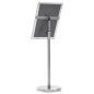 vidaXL Soporte de pie para carteles A4 aleación de aluminio plateado vidaXL Soporte de pie para carteles A4 aleación de aluminio plateado
