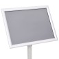 vidaXL Soporte de pie para carteles A4 aleación de aluminio plateado vidaXL Soporte de pie para carteles A4 aleación de aluminio plateado