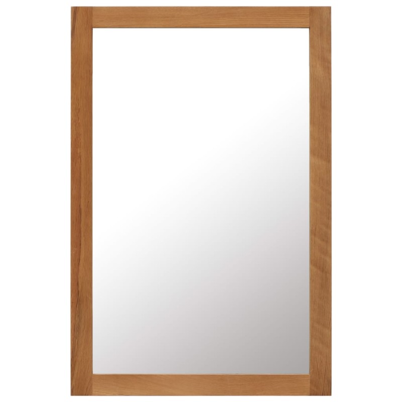 vidaXL Espejo de madera maciza de roble 60x90 cm vidaXL Espejo de madera maciza de roble 60x90 cm