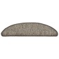 vidaXL Alfombra autoadhesiva escalera sisal 15 uds plateado 56x17x3 cm vidaXL Alfombra autoadhesiva escalera sisal 15 uds plateado 56x17x3 cm