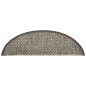 vidaXL Alfombra autoadhesiva escalera sisal 15 uds plateado 56x17x3 cm vidaXL Alfombra autoadhesiva escalera sisal 15 uds plateado 56x17x3 cm