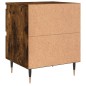 vidaXL Mesitas noche 2 uds madera ingeniería roble ahumado 40x35x50 cm vidaXL Mesitas noche 2 uds madera ingeniería roble ahumado 40x35x50 cm
