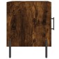 vidaXL Mesitas noche 2 uds madera ingeniería roble ahumado 40x40x50 cm vidaXL Mesitas noche 2 uds madera ingeniería roble ahumado 40x40x50 cm