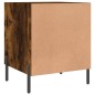 vidaXL Mesitas noche 2 uds madera ingeniería roble ahumado 40x40x50 cm vidaXL Mesitas noche 2 uds madera ingeniería roble ahumado 40x40x50 cm