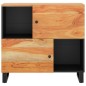 vidaXL Aparador con 2 puertas madera maciza de acacia 80x33x75 cm vidaXL Aparador con 2 puertas madera maciza de acacia 80x33x75 cm