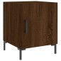 vidaXL Mesitas noche 2 uds madera ingeniería marrón roble 40x40x50 cm vidaXL Mesitas noche 2 uds madera ingeniería marrón roble 40x40x50 cm