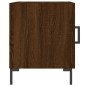 vidaXL Mesitas noche 2 uds madera ingeniería marrón roble 40x40x50 cm vidaXL Mesitas noche 2 uds madera ingeniería marrón roble 40x40x50 cm