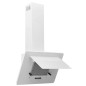 vidaXL Campana extractora acero inoxidable vidrio templado blanco 60cm vidaXL Campana extractora acero inoxidable vidrio templado blanco 60cm