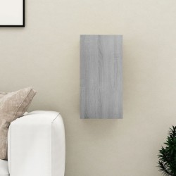 vidaXL Mueble para TV madera contrachapada gris Sonoma 30,5x30x60 cm