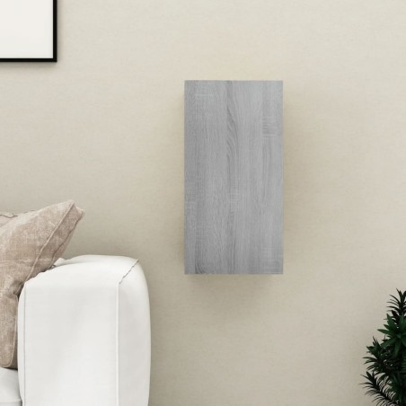 vidaXL Mueble para TV madera contrachapada gris Sonoma 30,5x30x60 cm