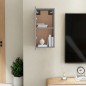 vidaXL Mueble para TV madera contrachapada gris Sonoma 30,5x30x60 cm