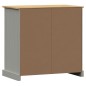 vidaXL Aparador con cajones VIGO madera maciza pino gris 78x40x75 cm vidaXL Aparador con cajones VIGO madera maciza pino gris 78x40x75 cm