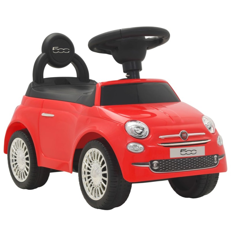 vidaXL Coche correpasillos Fiat 500 rojo vidaXL Coche correpasillos Fiat 500 rojo