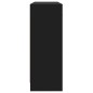 vidaXL Aparador de madera de ingeniería negro 91x28x75 cm vidaXL Aparador de madera de ingeniería negro 91x28x75 cm