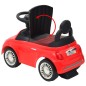 vidaXL Coche correpasillos Fiat 500 rojo vidaXL Coche correpasillos Fiat 500 rojo
