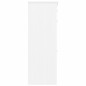 vidaXL Mueble zapatero ALTA madera maciza de pino blanco 77x35x96 cm