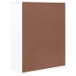 vidaXL Mueble zapatero ALTA madera maciza de pino blanco 77x35x96 cm