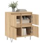 vidaXL Aparador de madera contrachapada roble Sonoma 60x35x70 cm vidaXL Aparador de madera contrachapada roble Sonoma 60x35x70 cm