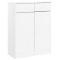 vidaXL Mueble zapatero ALTA madera maciza de pino blanco 77x35x96 cm vidaXL Mueble zapatero ALTA madera maciza de pino blanco 77x35x96 cm